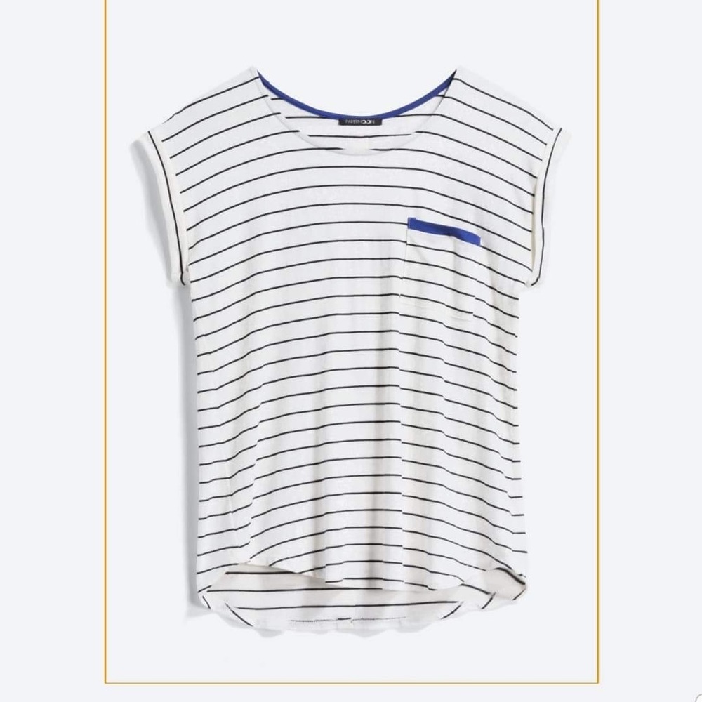 Paper moon stripe tee shirt